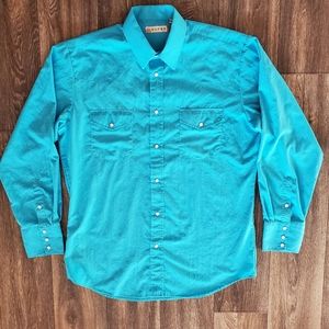 ROPER Men's Long Sleeve Snap Up Shirt